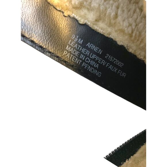 Naturalizer Women's Black Suede Ankle Boots Size 9.5 Fur Side Zip Comfort Warm - Picture 2 of 11